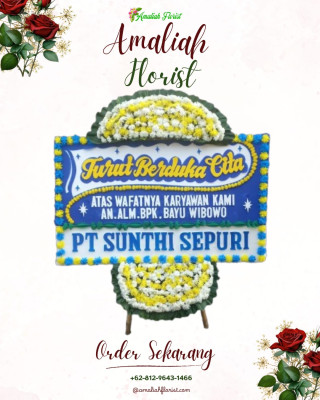 Papan Bunga Duka di Margasana