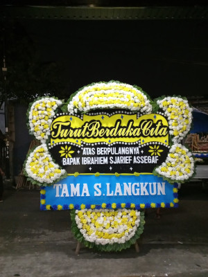 Papan Bunga Duka di Margasana