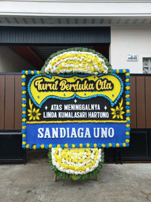 Papan Bunga Duka di Margasana